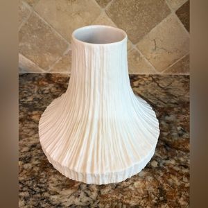 Vintage Heinrich Porcelain Op Art UFO vase - Germany 1960s